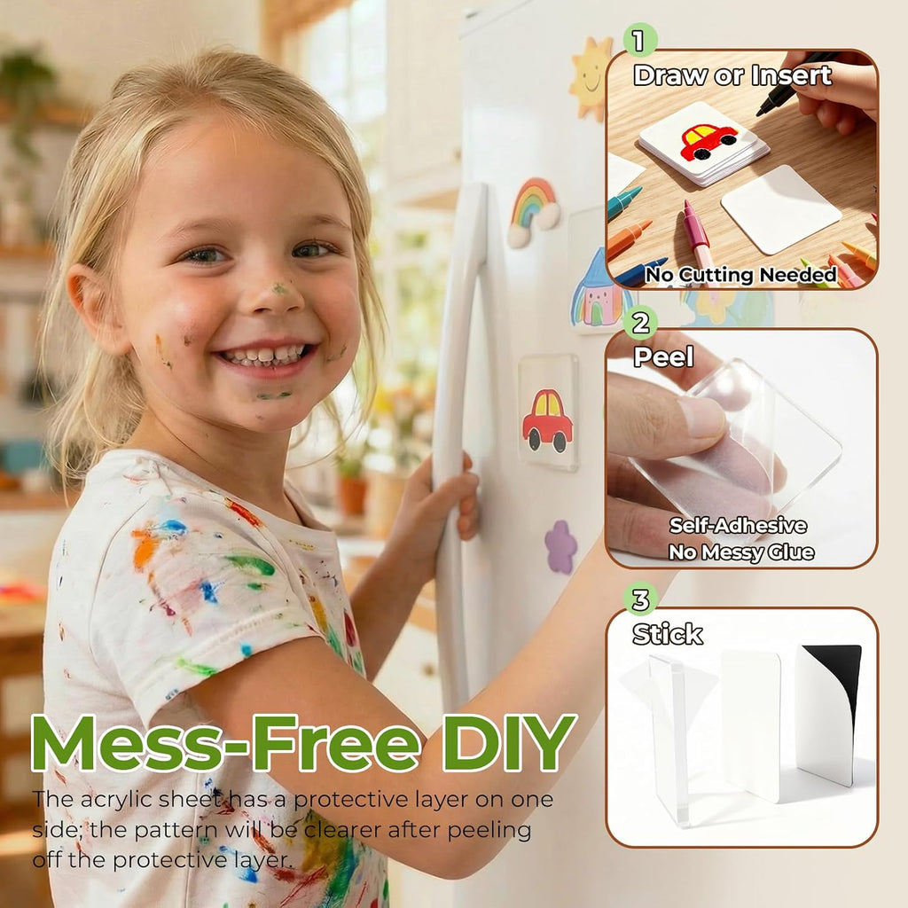 Scarpony™ DIY Photo Magnet Kit — 15 Pack